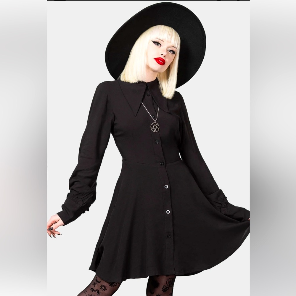 Killstar 🖤 Kimaris Long Sleeve Dress size XL 🖤 NWT